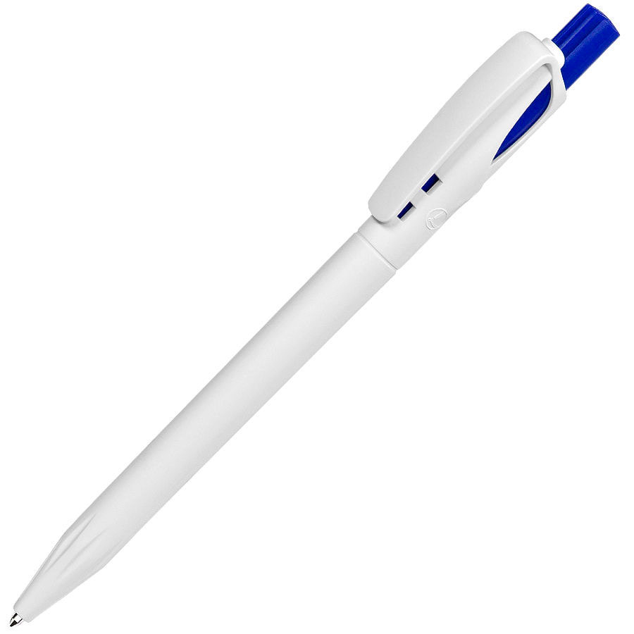 Ручка шариковая TWIN WHITE, белый, синий-0