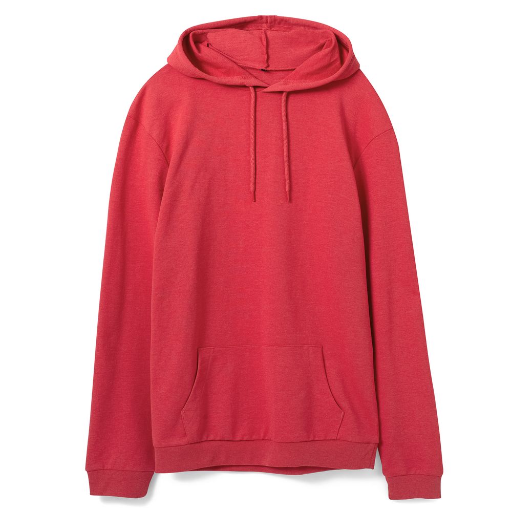 Толстовка с капюшоном унисекс Hoodie, красный меланж-0