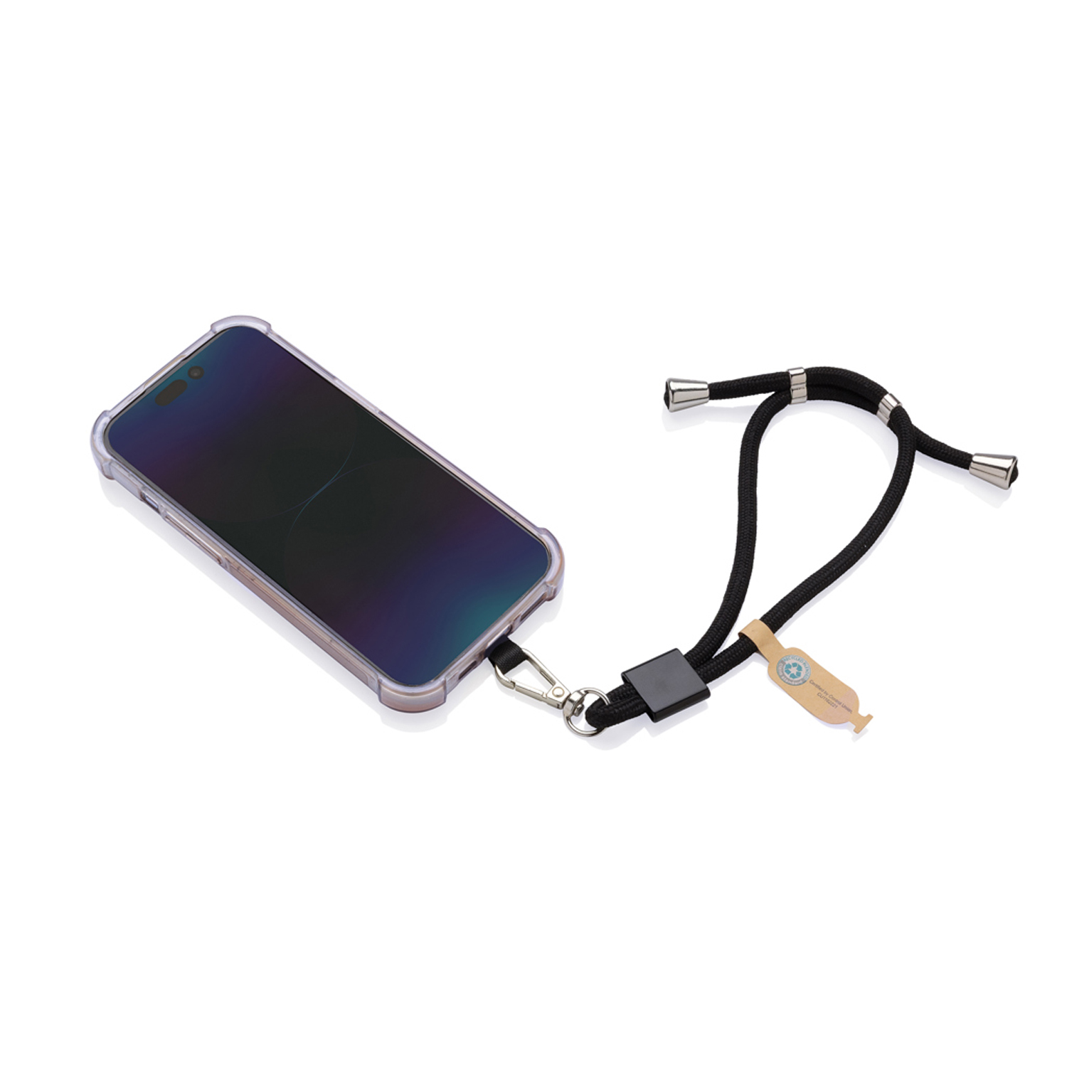 Ремешок-держатель для телефона CarryLoop на запястье из rPET RCS-2
