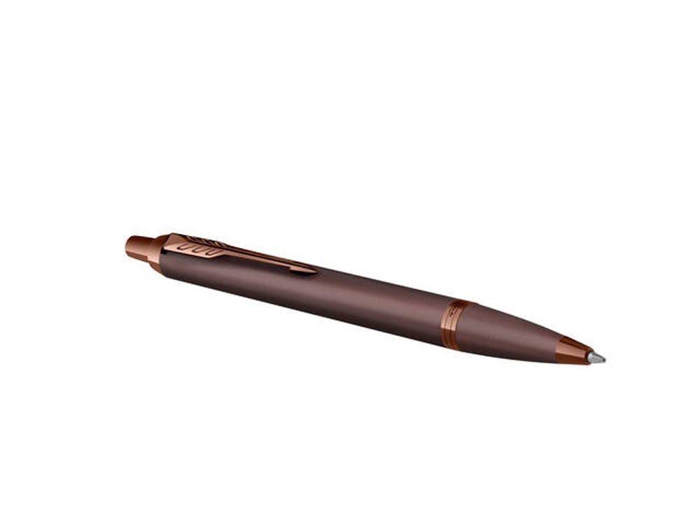 Шариковая ручка Parker IM Monochrome Brown, стержень:M, цвет чернил: blue, в подарочной упаковке.-2