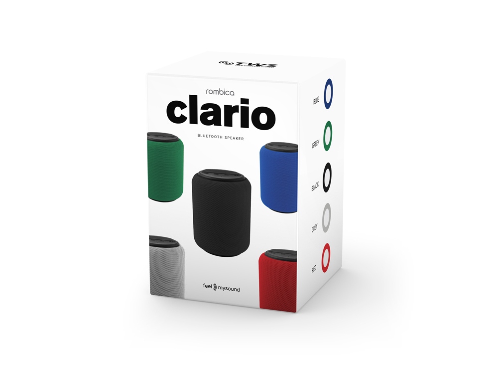 Портативная колонка mySound Clario, 15 Вт Red-5