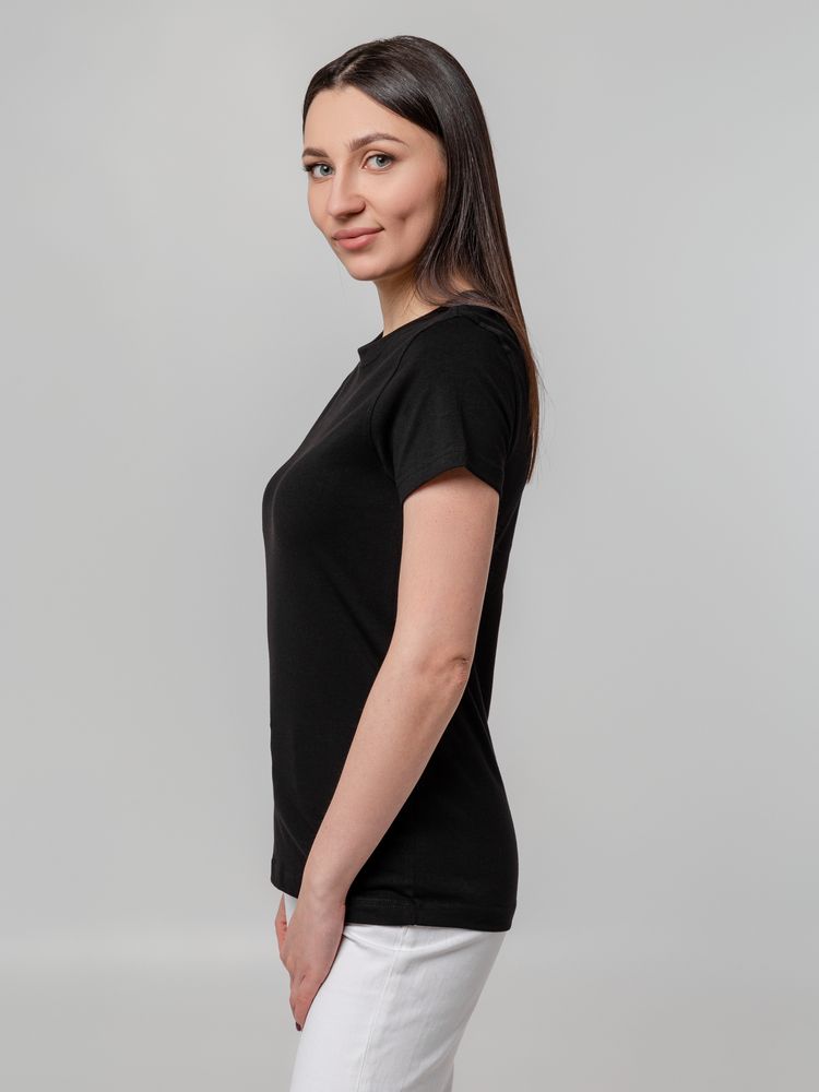 Футболка женская T-bolka Stretch Lady, черная-6