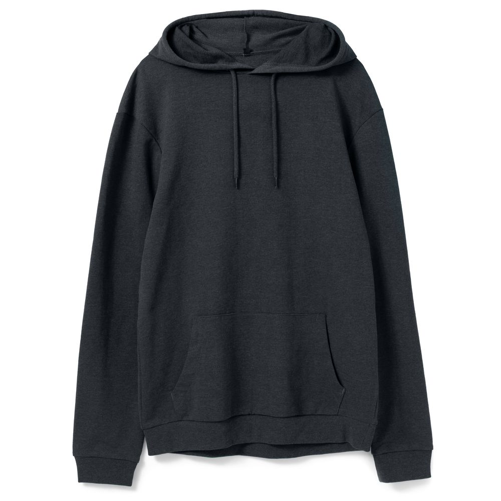 Толстовка с капюшоном унисекс Hoodie, темно-серая-1