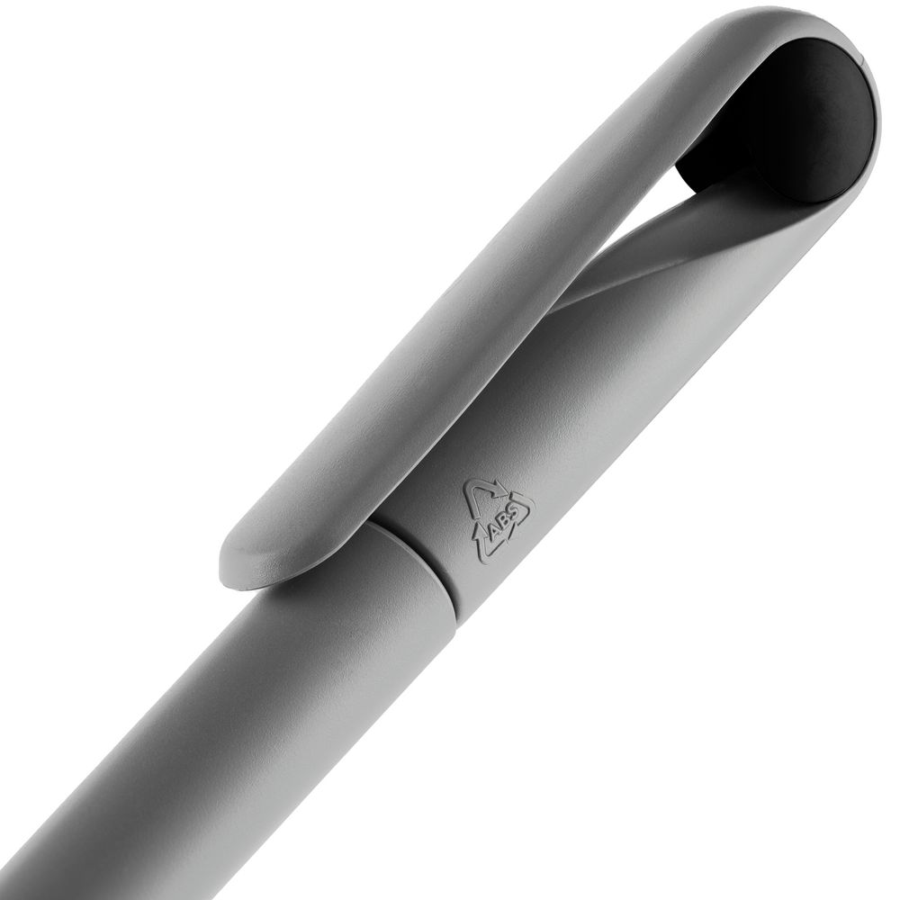 Ручка шариковая Prodir DS1 TMM Dot, серая с черным-5