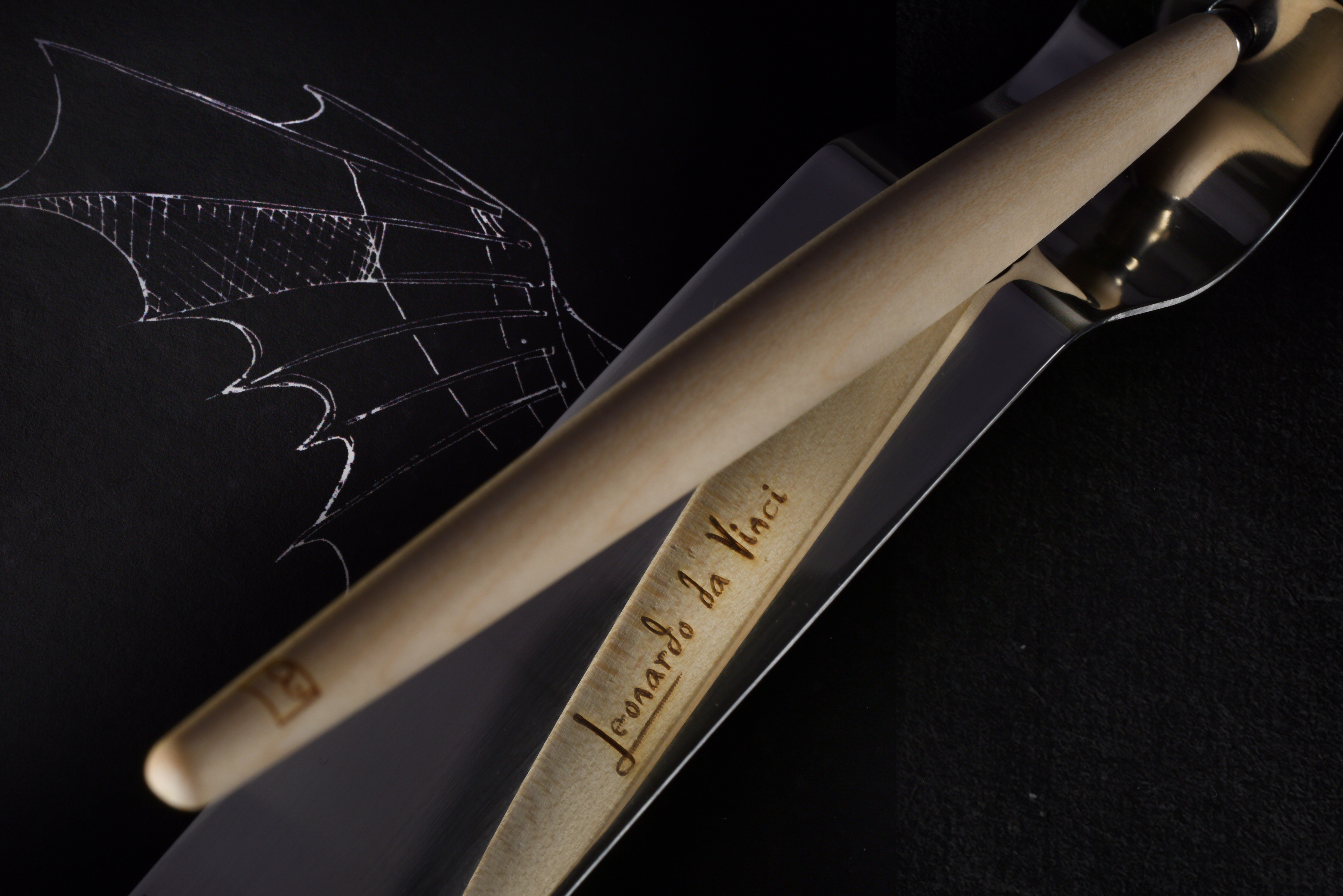Шариковая ручка Pininfarina Piuma LEONARDO PEAR WOOD-12