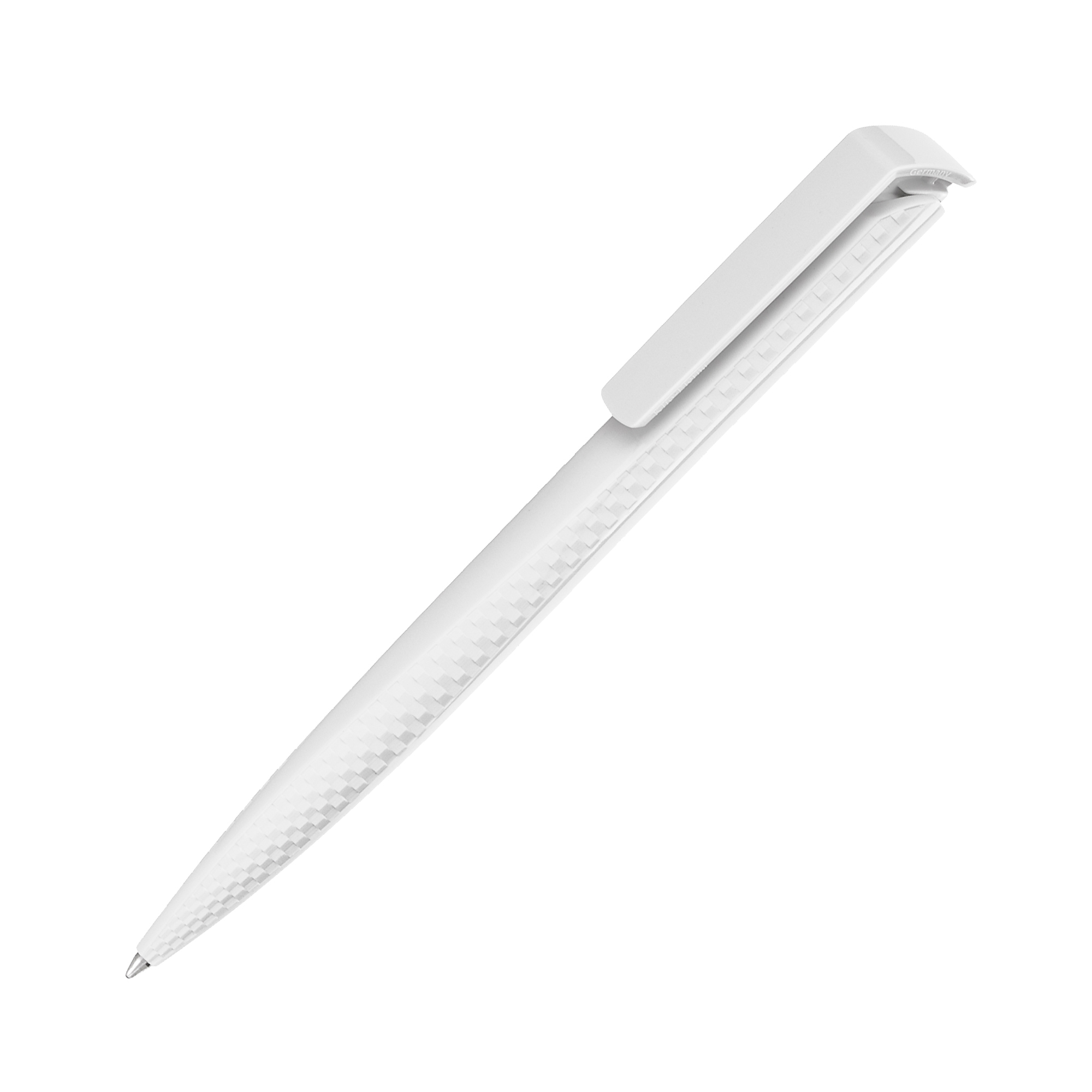 Ручка шариковая TRIAS CARBON, белый-0