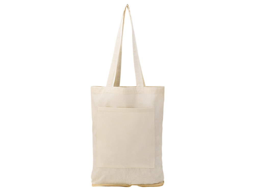 Складная сумка Jute из джута и хлопка, натуральный-1