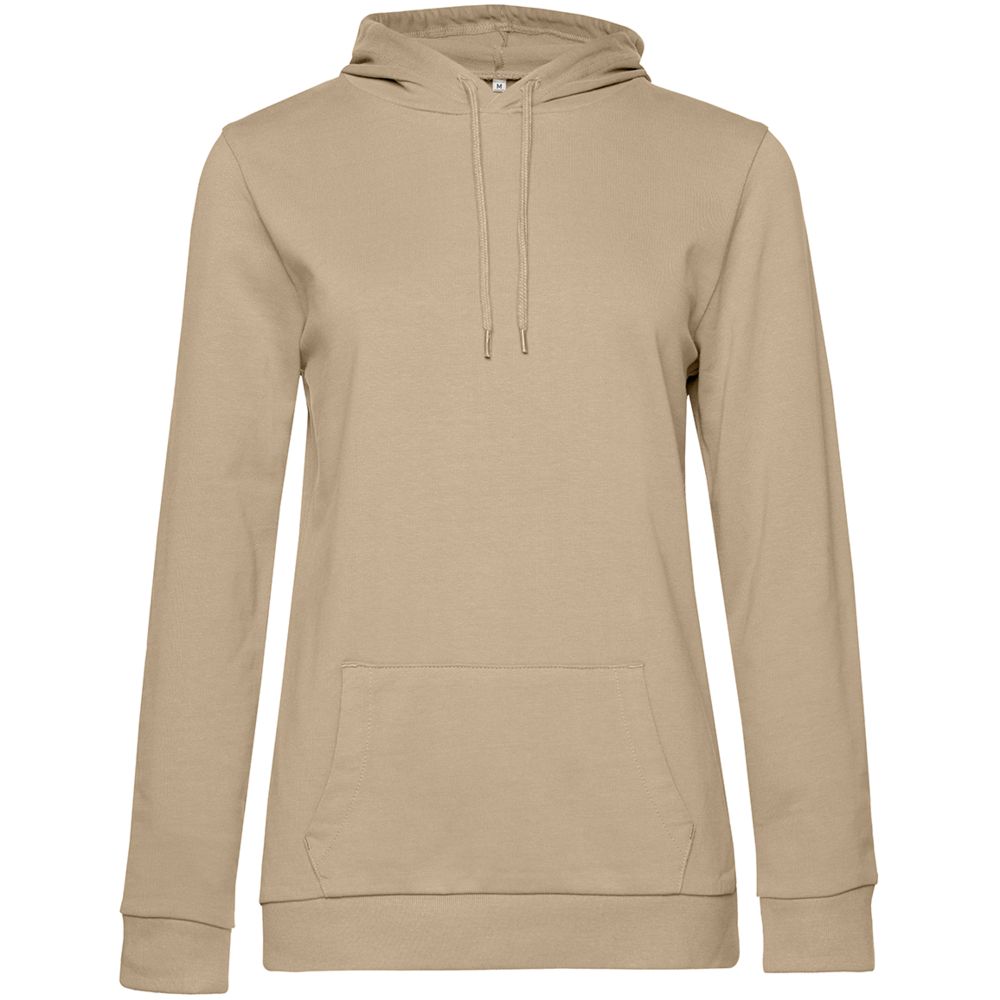 Толстовка с капюшоном женская Hoodie, бежевая-0