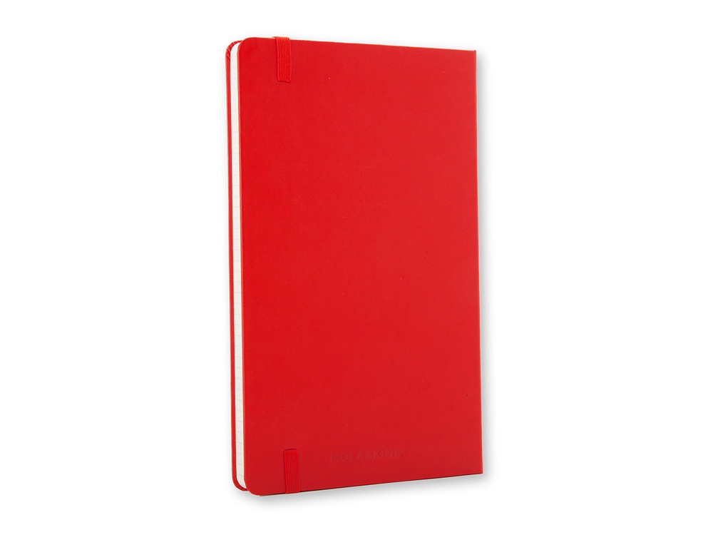 Записная книжка Moleskine Classic (в клетку) в твердой обложке, Large (13х21см), красный-5