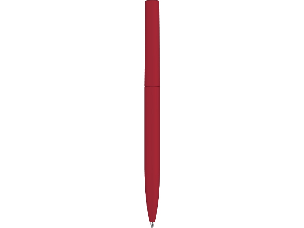 Шариковая ручка  Bright F Gum soft-touch, красный-3