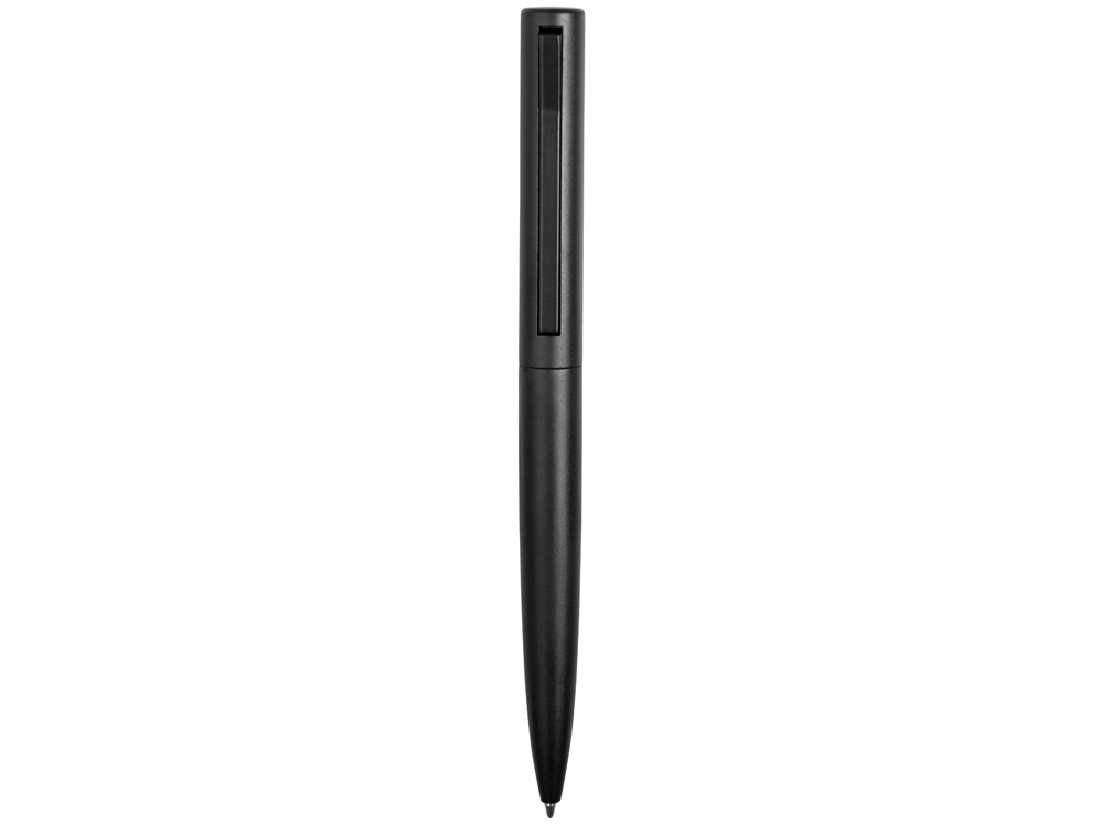 Ручка металлическая шариковая Bevel, черный-2