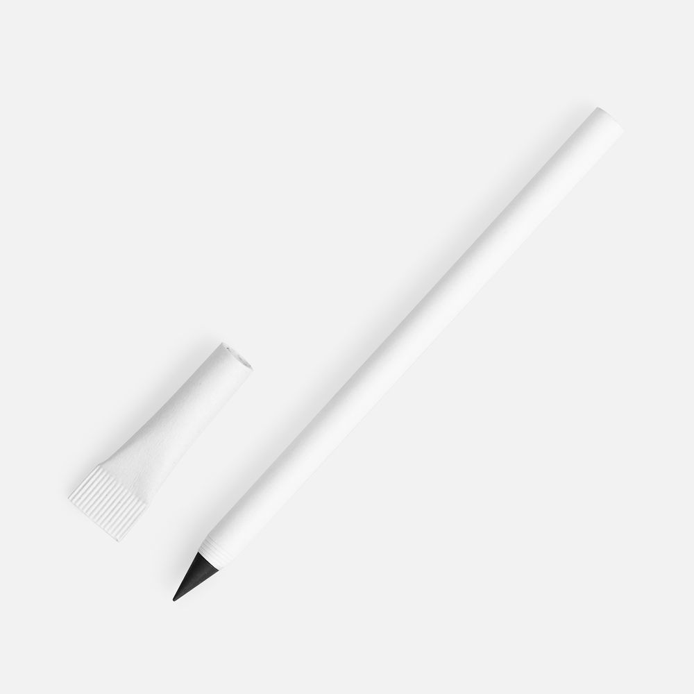 Вечный карандаш Carton Inkless, белый-1
