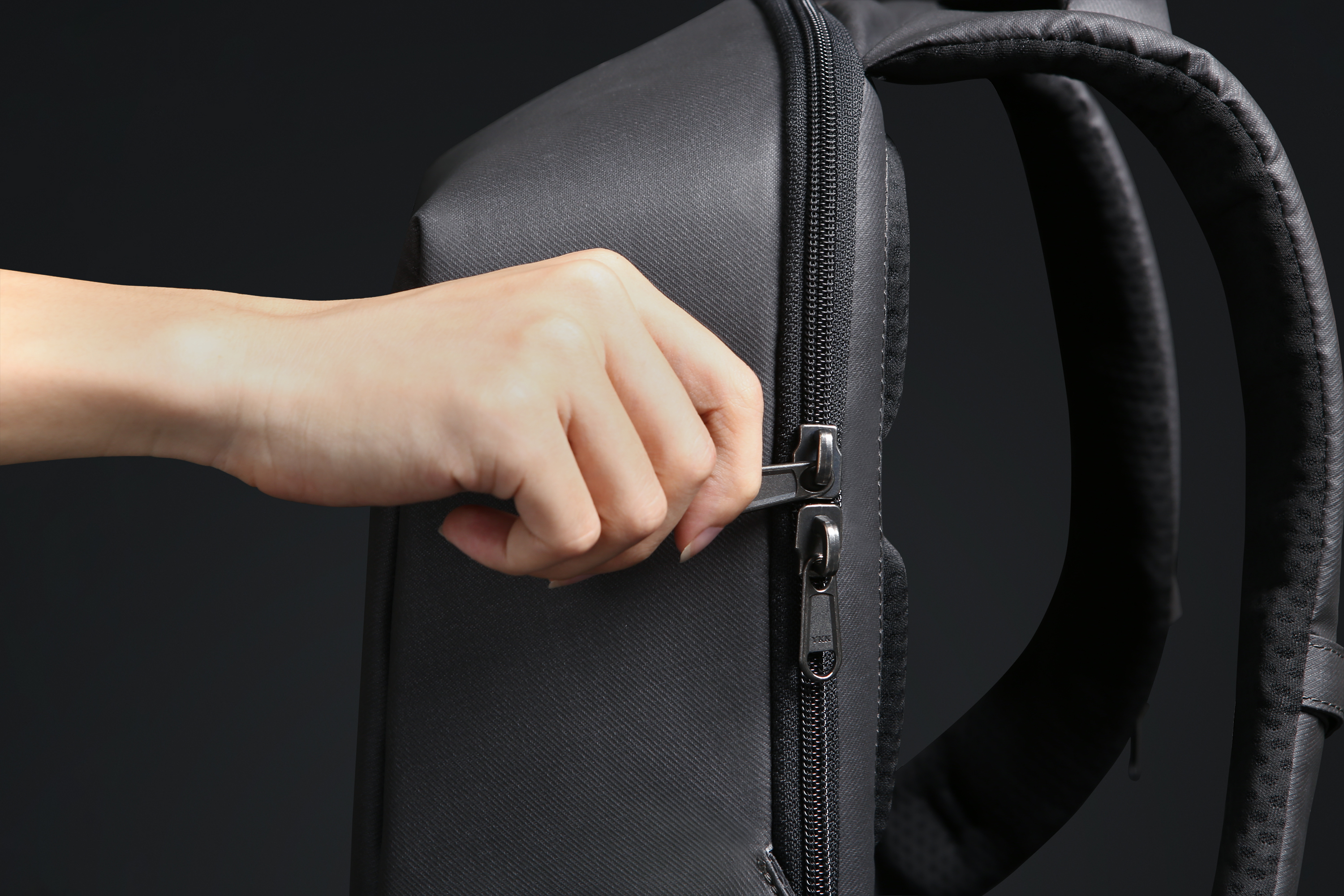 Рюкзак HiPack 43х33х16 см, черный-15