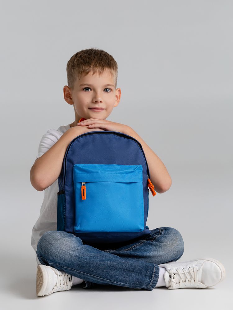 Рюкзак детский Kiddo, синий с голубым-7