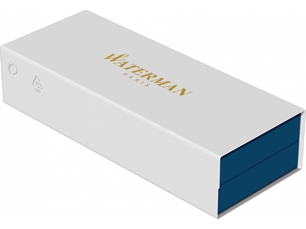 Шариковая ручка Waterman Expert 3, цвет: Stainless Steel CT, стержень: Mblue-12