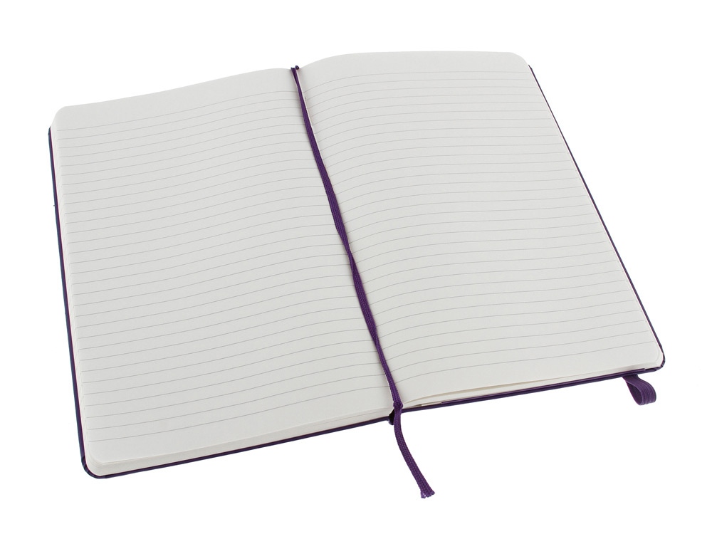Записная книжка Moleskine Classic (в линейку) в твердой обложке, Large (13х21см), фиолетовый-2