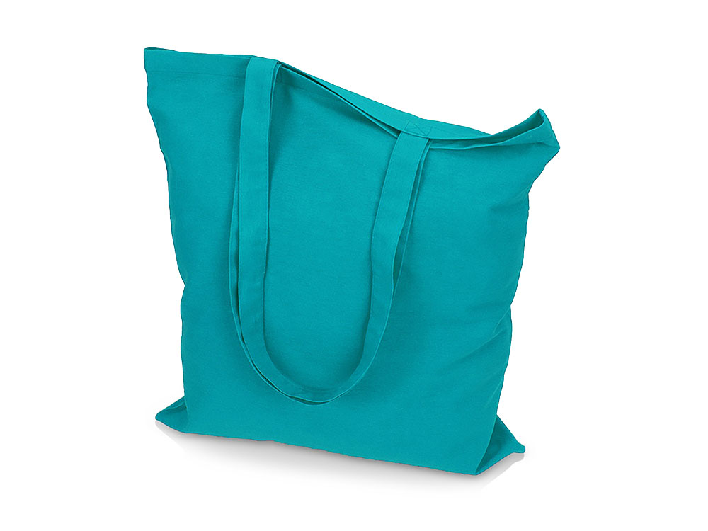Сумка для шопинга Carryme 140 хлопковая, 140 г/м2, бирюзовый 320C NEW-0