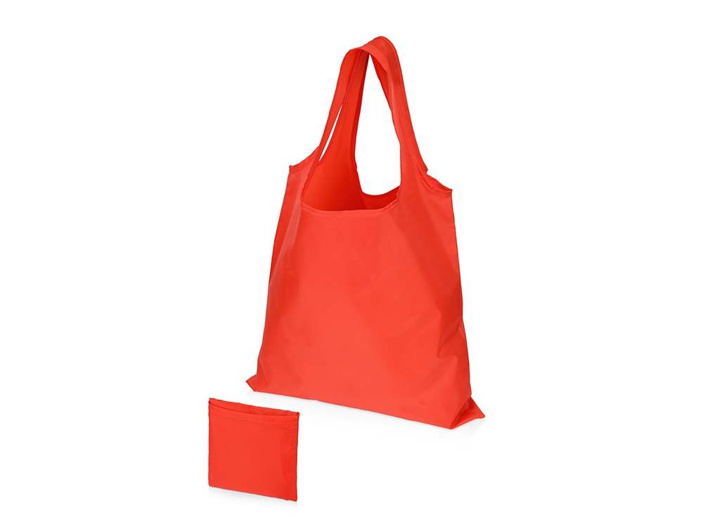 Складная сумка Reviver из переработанного пластика, красный-0