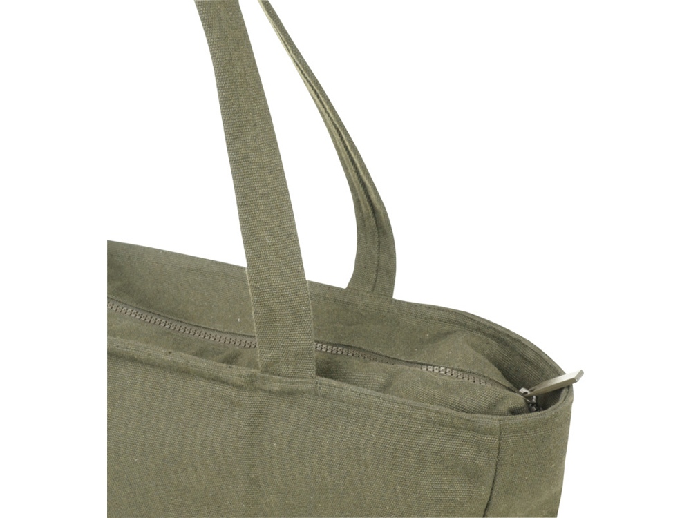 Weekender эко-сумка из переработанного материала Aware™ плотностью 500 г/м² - Зеленый-3