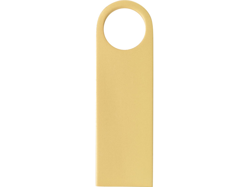 USB 2.0-флешка на 64 Гб с мини чипом и круглым отверстием, золотистыйй-2