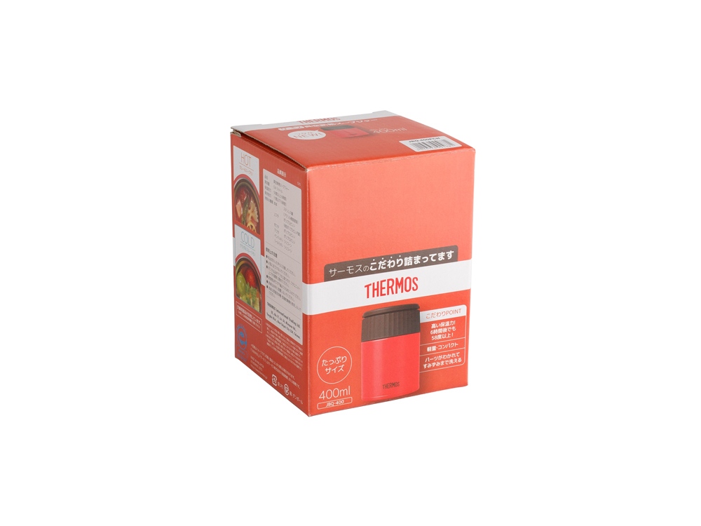 Термос из нерж. стали для еды тм THERMOS JBQ-400-PCH 0.4L, красный-3