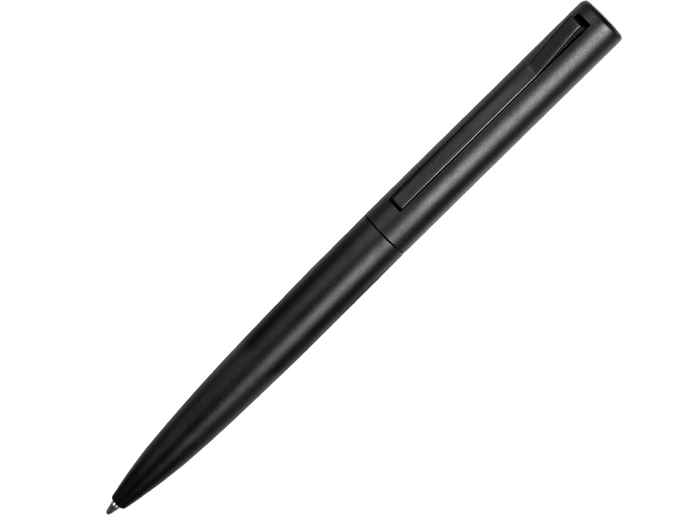 Ручка металлическая шариковая Bevel, черный-0