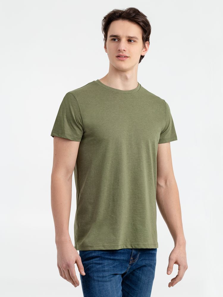 Футболка мужская Regent Fit 150, меланж хаки-2