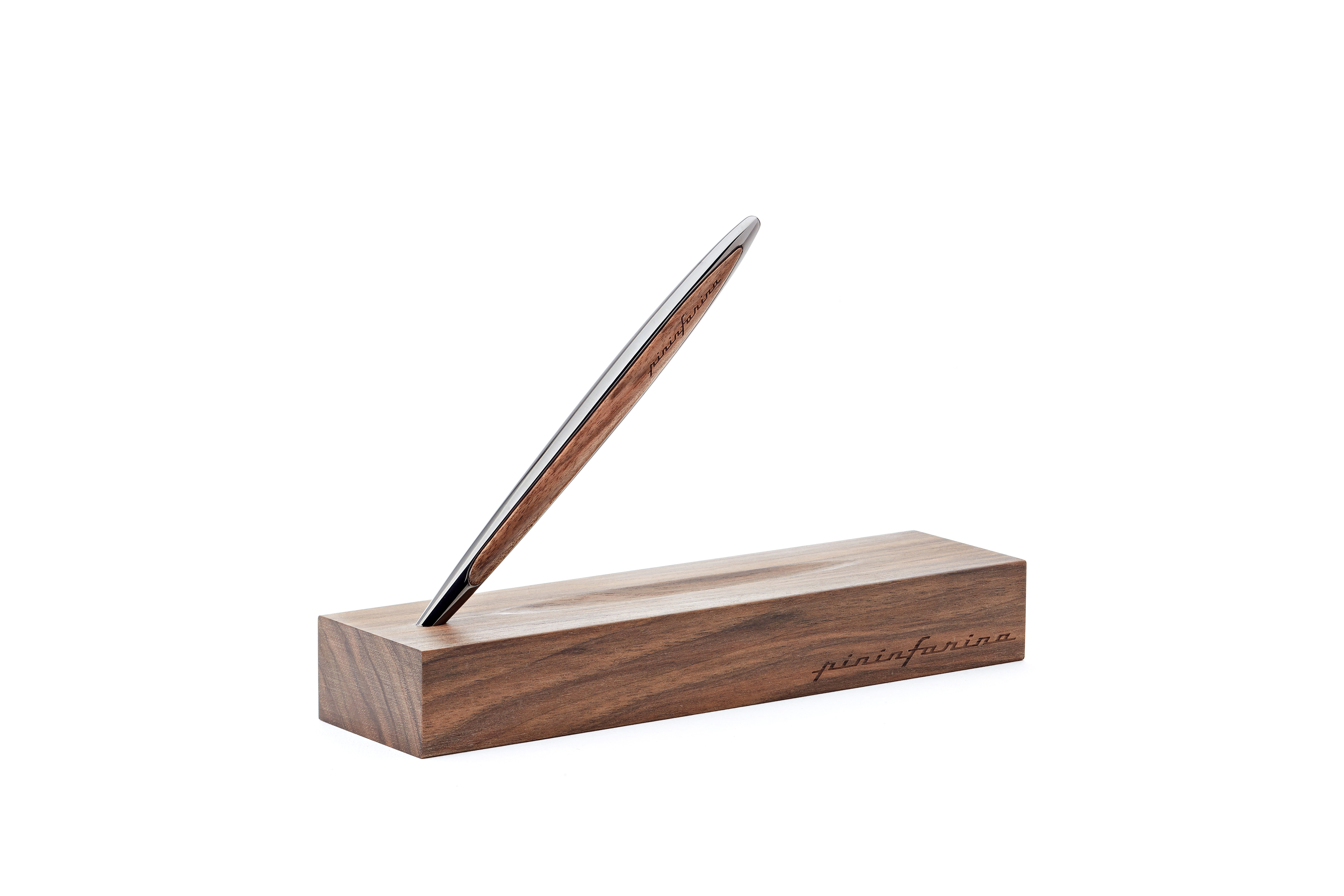 Вечная ручка Pininfarina Cambiano GLOSSY BLACK/WALNUT-0