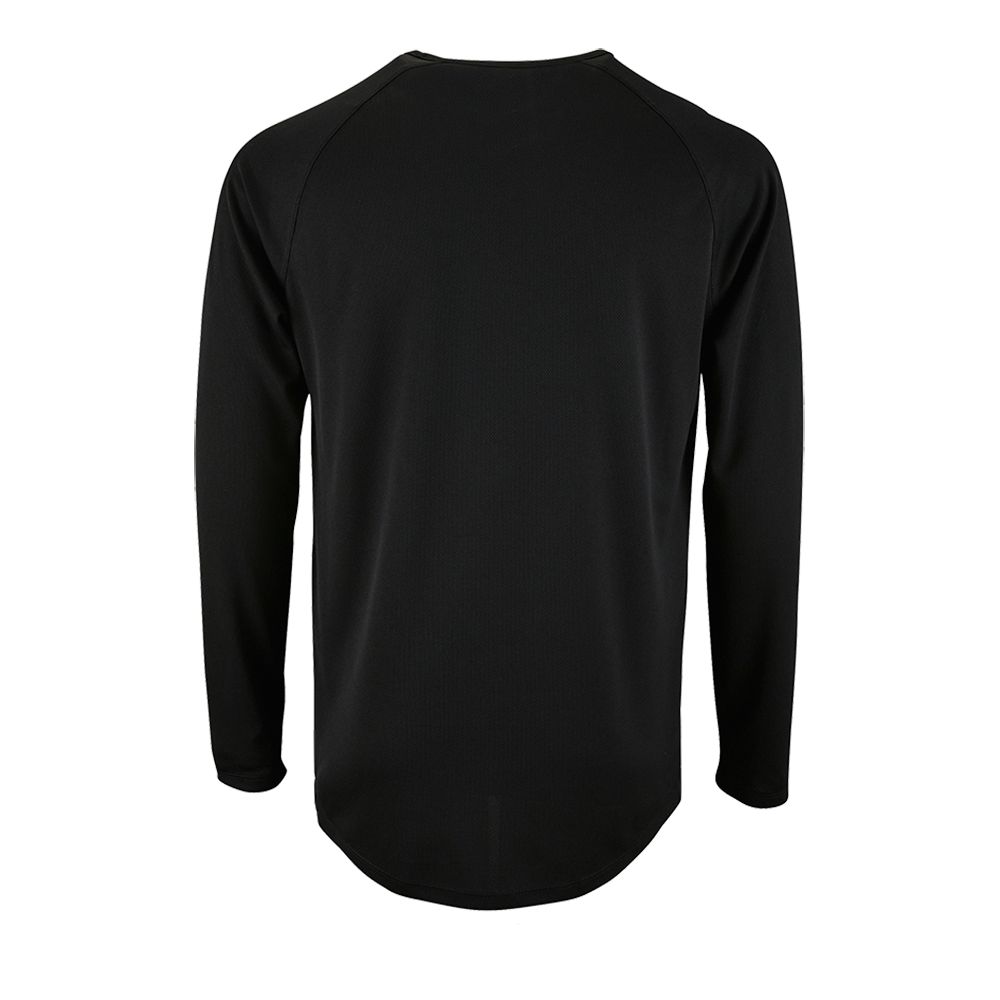 Футболка с длинным рукавом Sporty LSL Men, черная-2