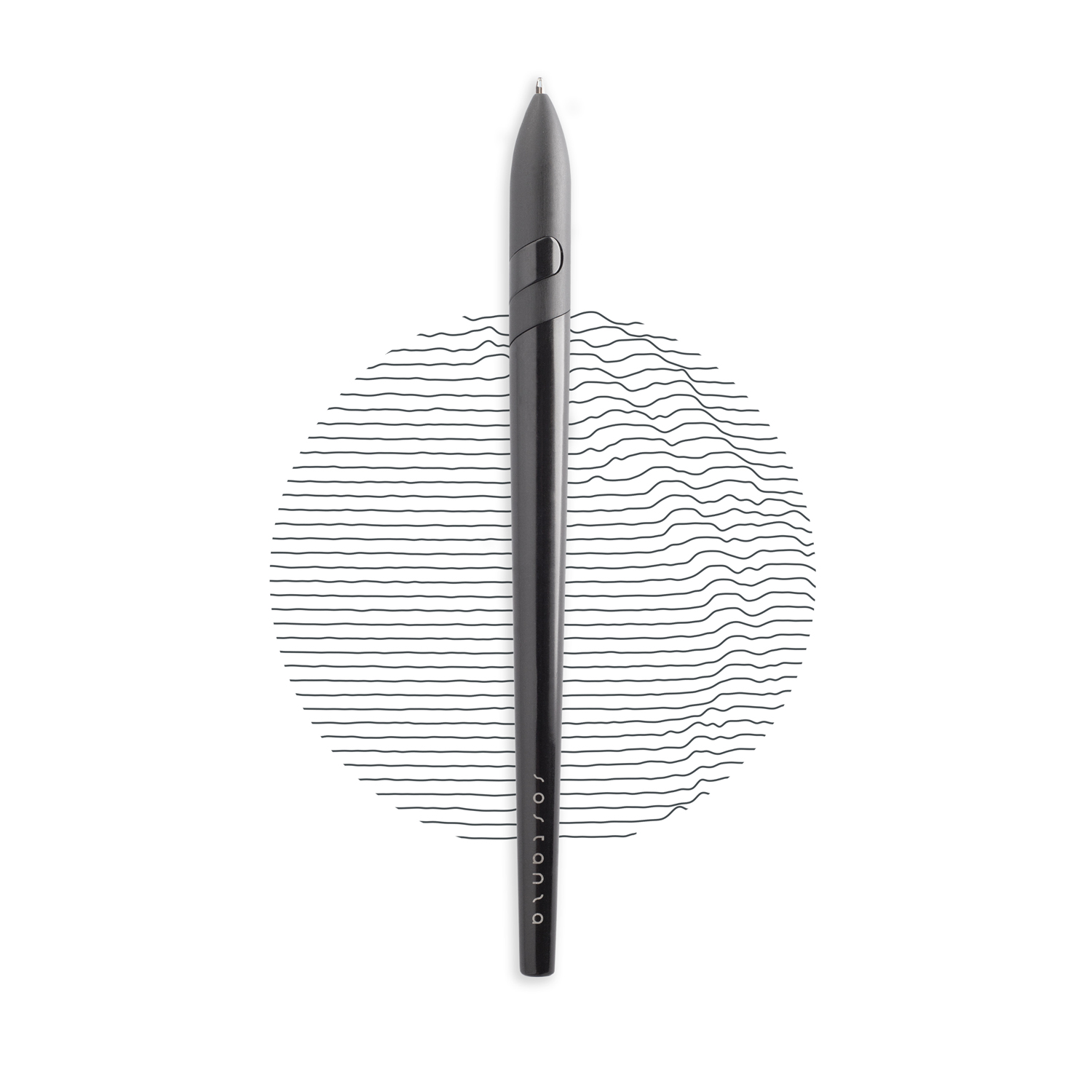 Шариковая ручка Pininfarina Sostanza BLACK-0