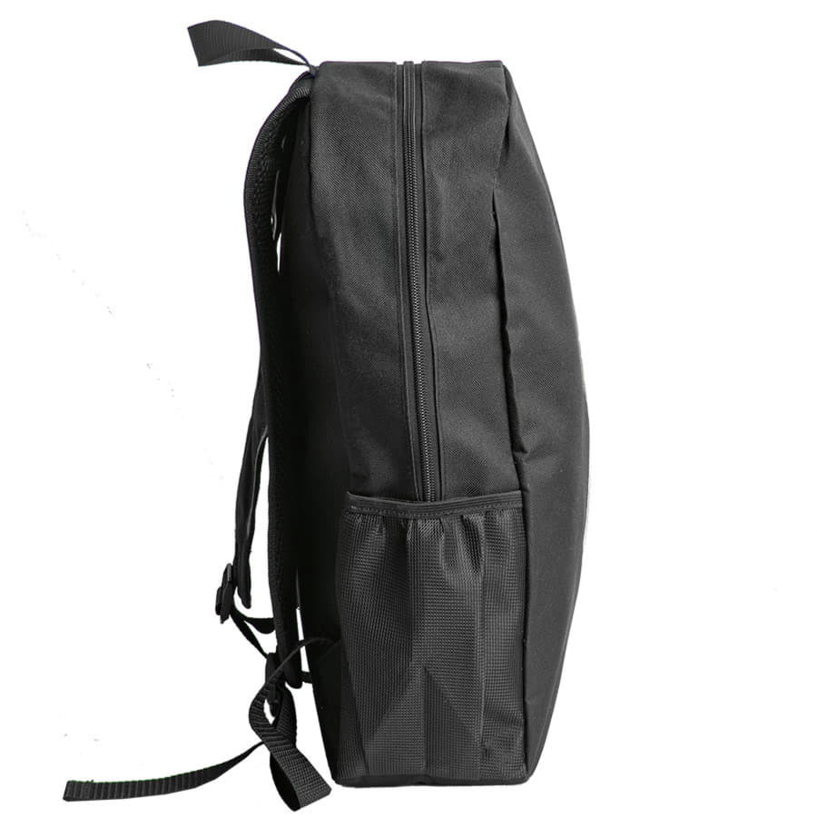 Рюкзак PLUS, чёрный/т.синий, 44 x 26 x 12 см, 100% полиэстер 600D, черный, синий-2