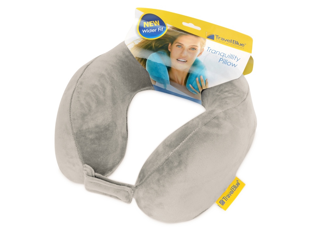 Подушка набивная Travel Blue Tranquility Pillow, светло-серый-2