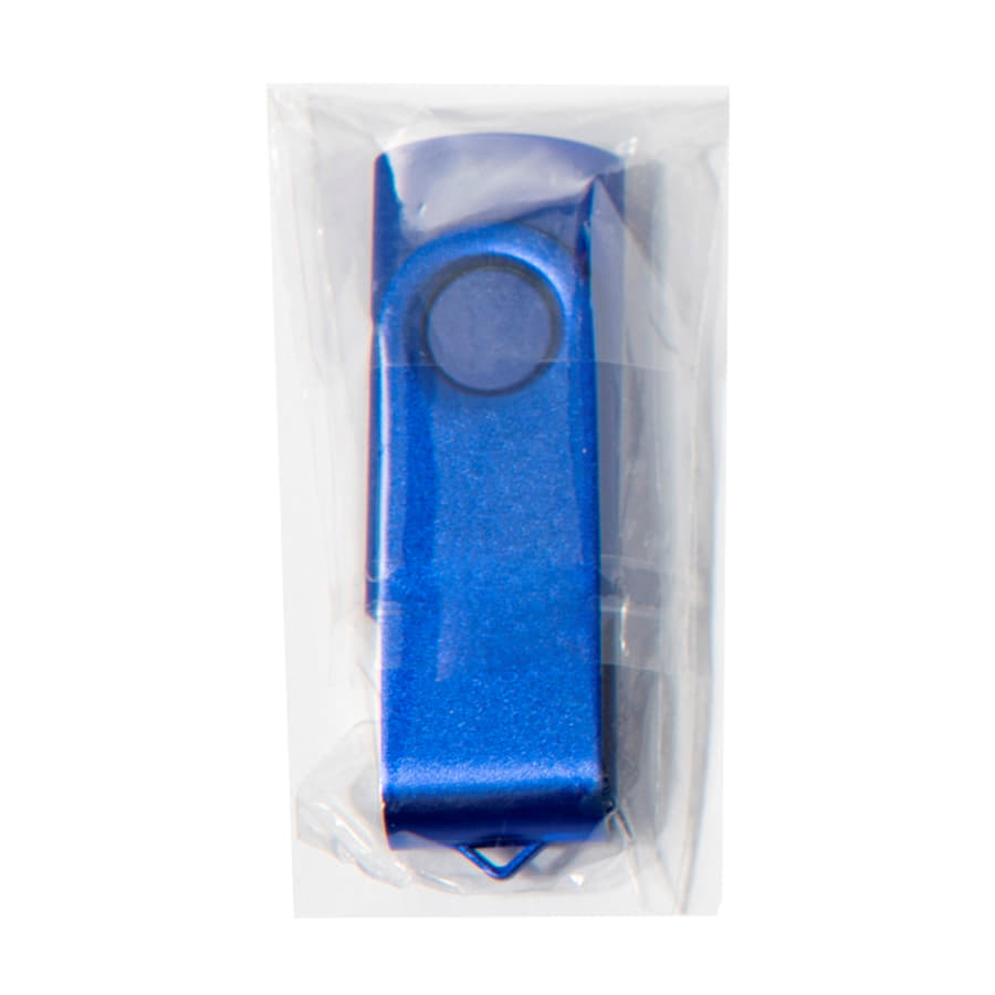 USB flash-карта DOT (8Гб), синий, 5,8х2х1,1см, пластик, металл, синий-2