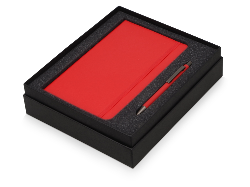 Подарочный набор Moleskine Van Gogh с блокнотом А5 Soft и ручкой, красный-1