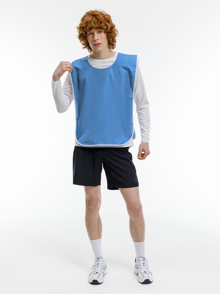 Манишка Member, голубая с белым-5