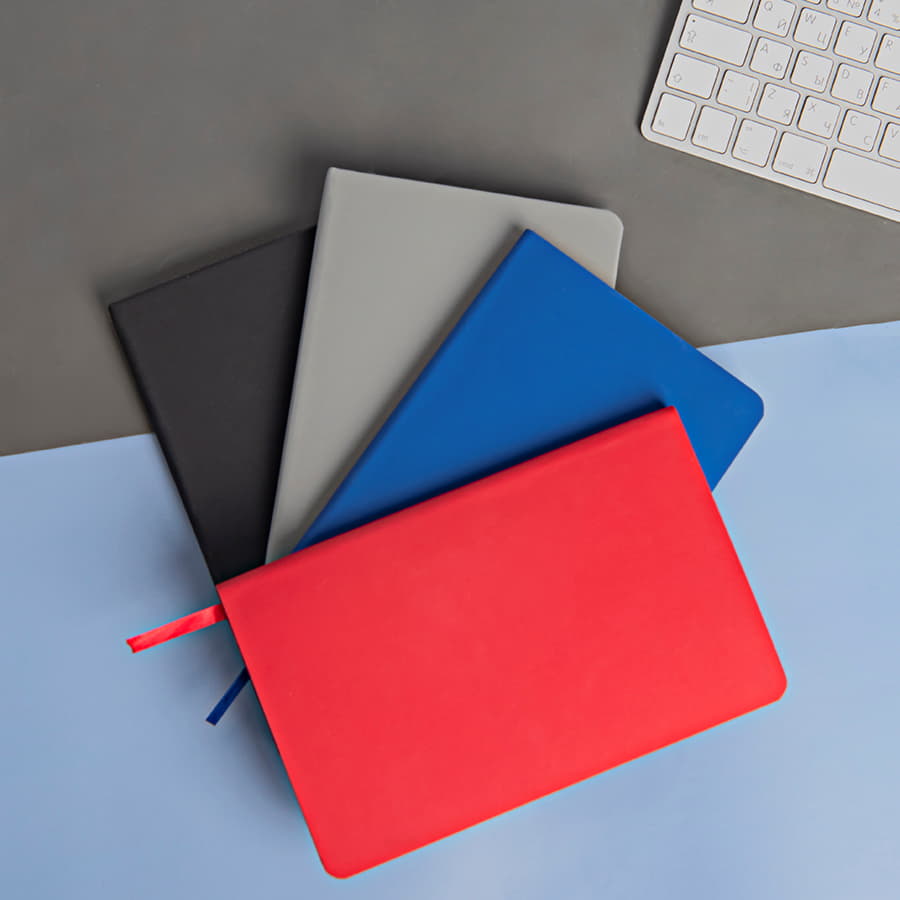 Ежедневник недатированный SIMPLY FLEX, А5,  черный, кремовый блок, в клетку, черный-7