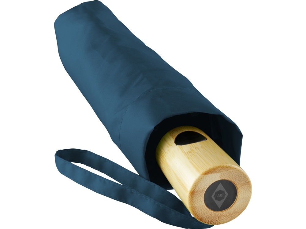 Зонт складной 5429 ÖkoBrella из бамбука, полуавтомат, navy-2