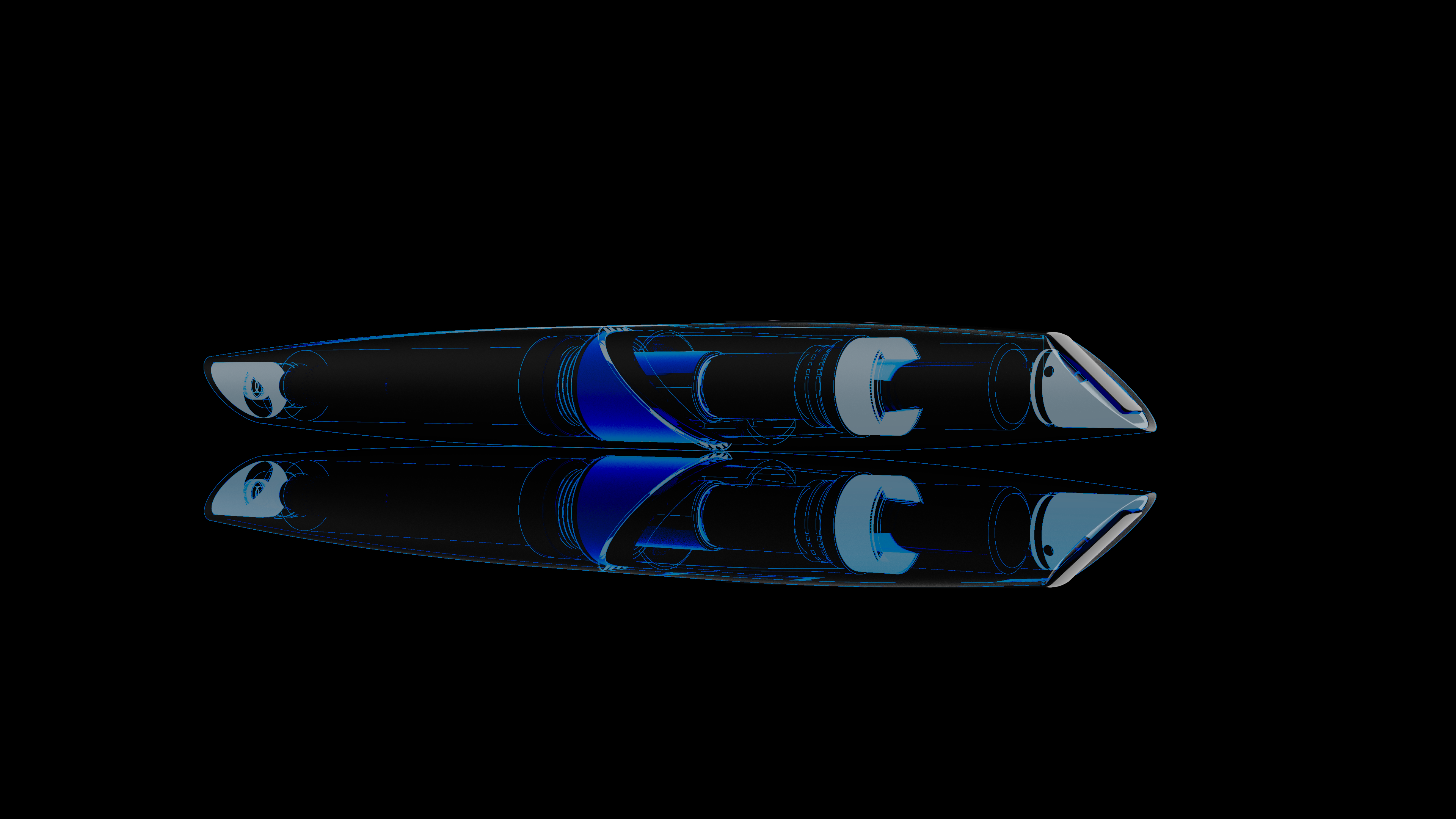 Перьевая ручка Pininfarina PF Two BLACK-31