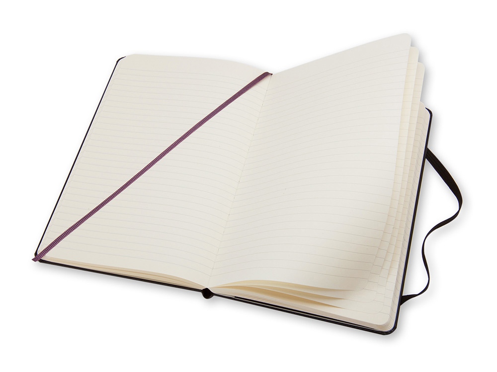 Записная книжка Moleskine Classic (в линейку) в твердой обложке, Pocket (9x14см), черный-2