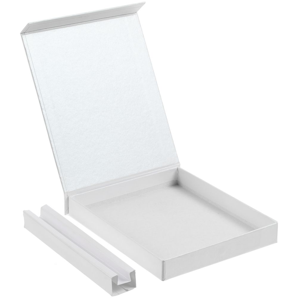 Коробка Shade под блокнот и ручку, белая-3