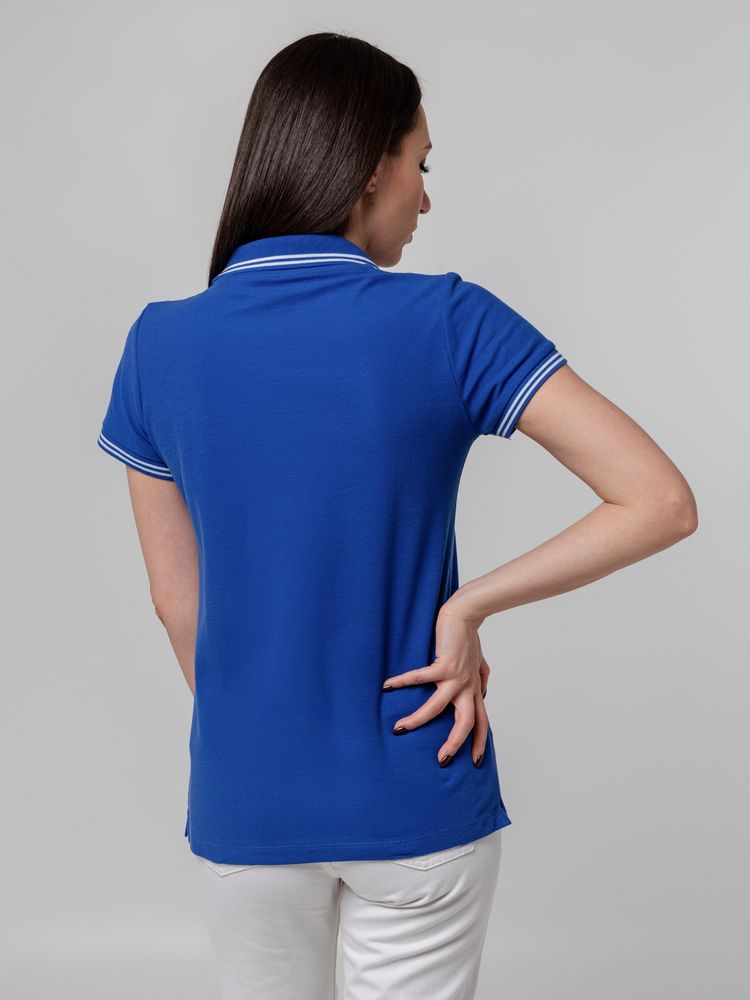 Рубашка поло женская Virma Stripes Lady, ярко-синяя-4