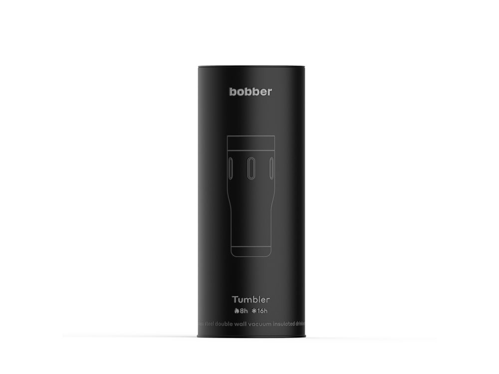 Термос питьевой, вакуумный, бытовой, тм bobber. Объем 0,47 литра. Артикул Tumbler-470 Black Coffee-4