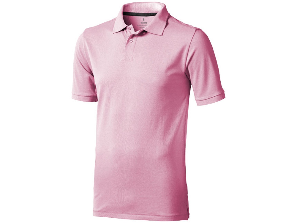Calgary мужская футболка-поло с коротким рукавом, light pink-0