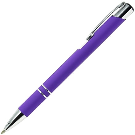 Ручка шариковая Legend Soft Touch, Фиолетовый-0