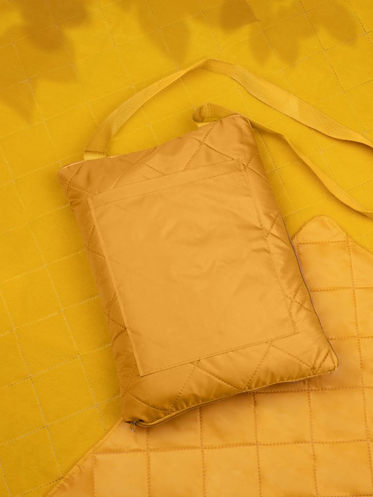 Плед для пикника Soft & Dry 2, желтый-4