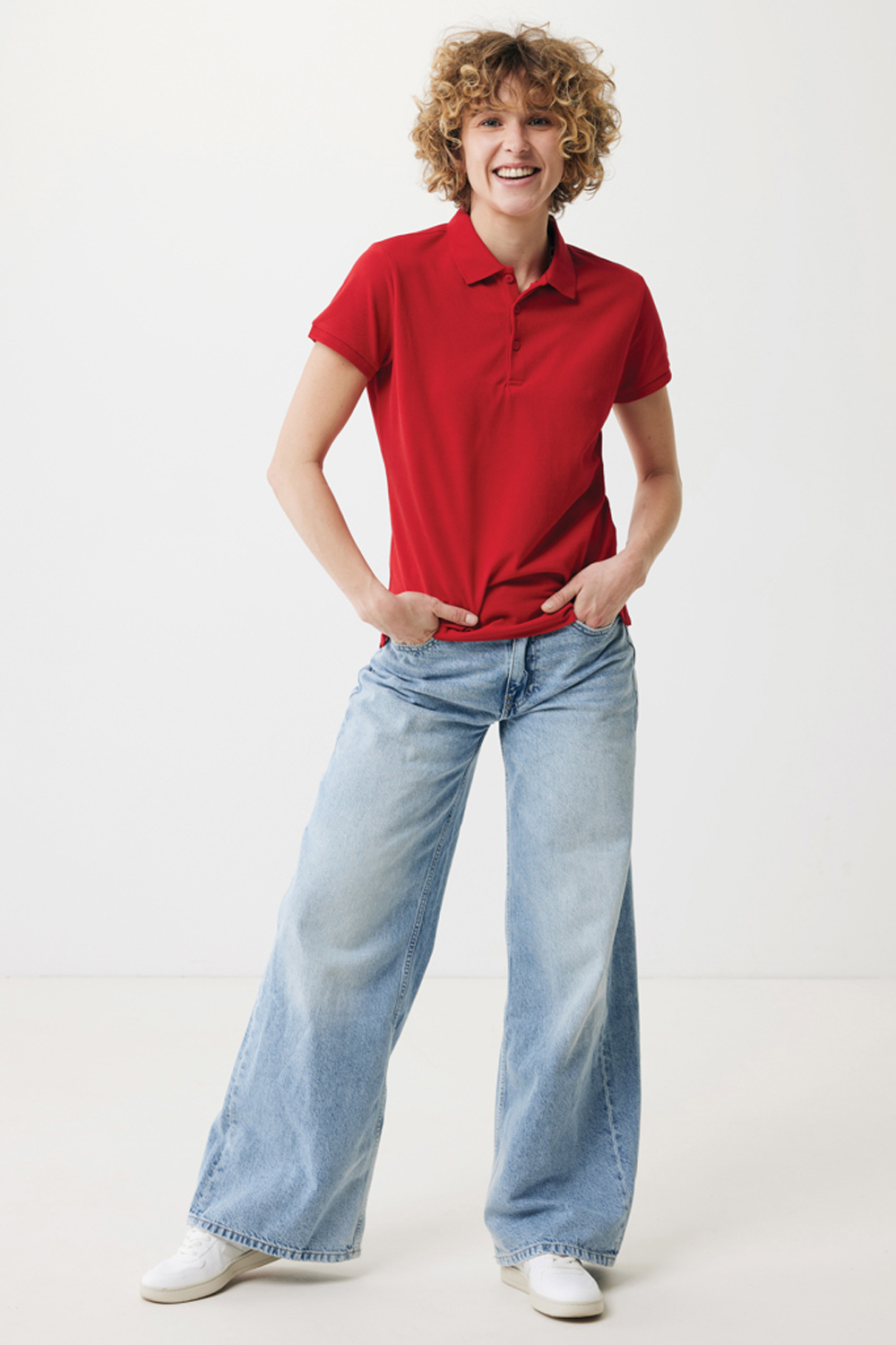 Женская рубашка поло Iqoniq Yosemite из переработанного хлопка-пике, унисекс, 220 г/м²-3