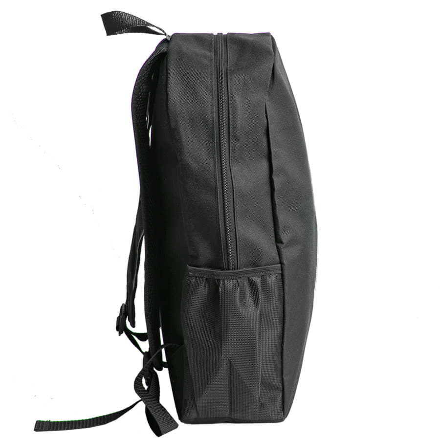Рюкзак PLUS, чёрный/синий, 44 x 26 x 12 см, 100% полиэстер 600D, черный, ярко-синий-2