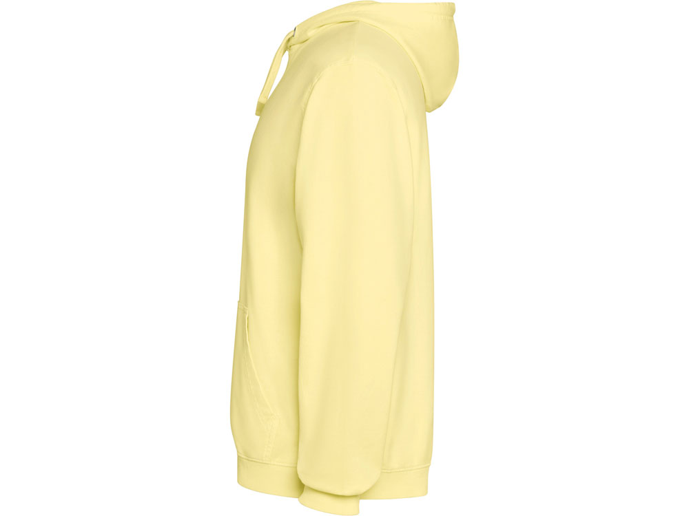 Толстовка с капюшоном KENIA унисекс, солнечно-желтый выстиранный WASHED-2