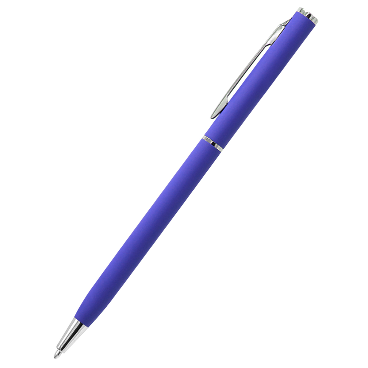 Ручка металлическая Tinny Soft софт-тач, Фиолетовый-2