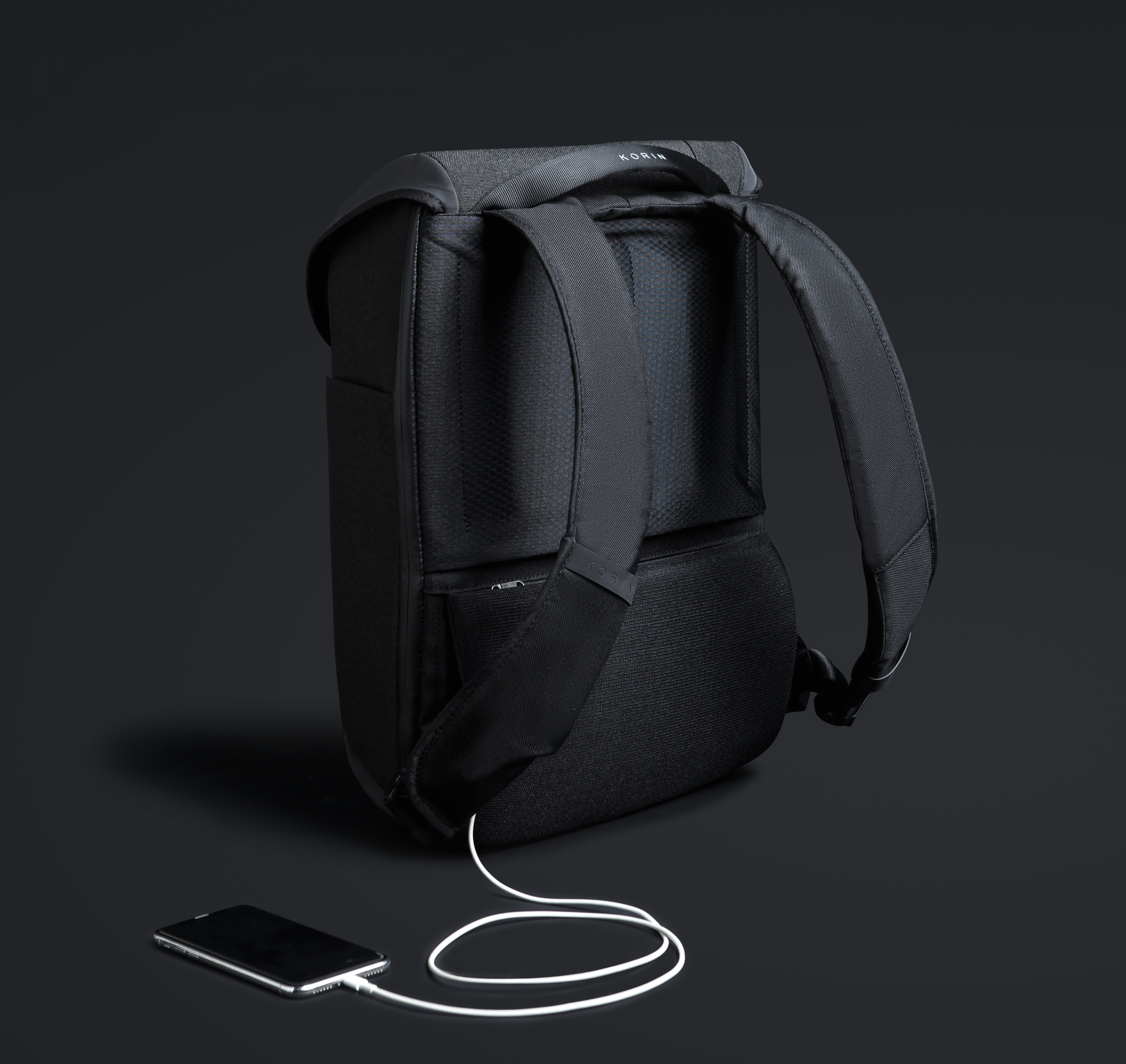 Рюкзак ClickPack X 45х32х15,5 см, с клапаном, черный-13